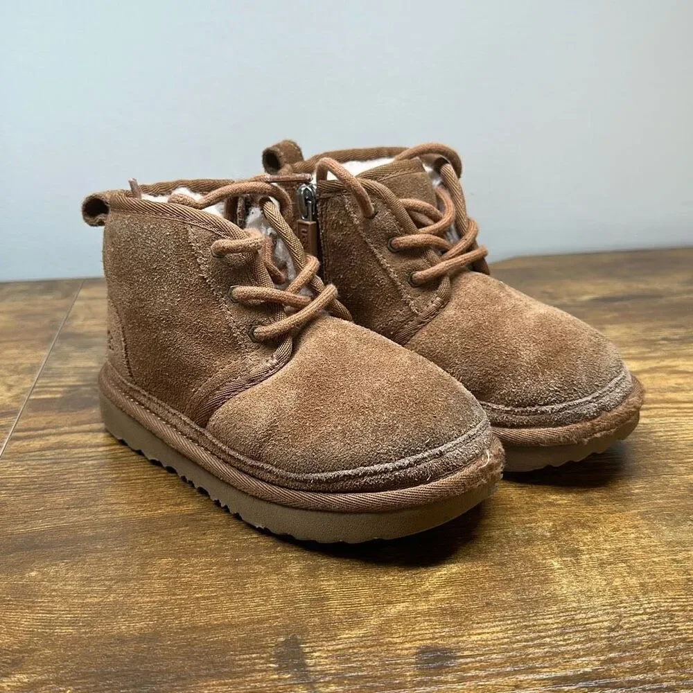 UGG Neumel II Chukka Boot Toddler / Little Kid Chestnut‎ size 11
